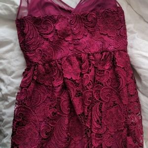 Adrianna Papell Fuchsia Dress